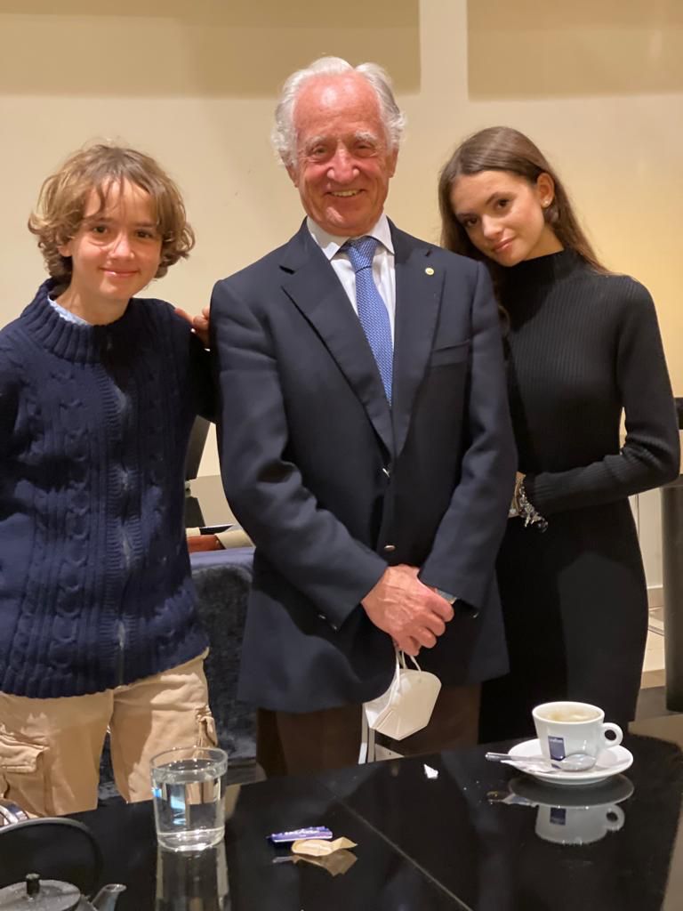 Sofia D'Elia incontra il Premio Nobel Mario Capecchi!